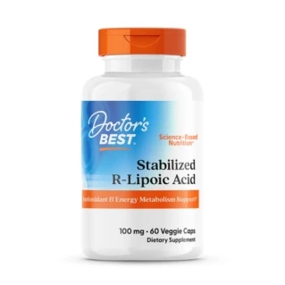 Doctor's Best Stabilized R-Lipoic Acid, 100 mg, 60 Caps in Pakistan