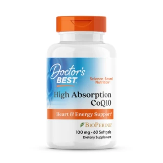 Doctor's Best High Absorption CoQ10 with BioPerine, 100 mg, 60 Softgels in Pakistan