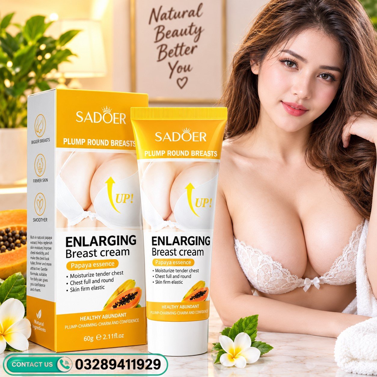 Buy Sadoer Breast Firming Cream 60g Price in Pakistan