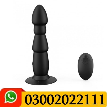 10X Remote Anal Bead Butt Plug Vibrator