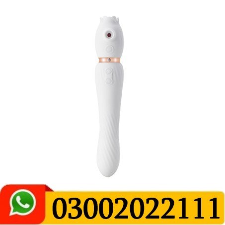 3-In-1 Rose Sucking Vibrator Warming Swing Wand In Pakistan