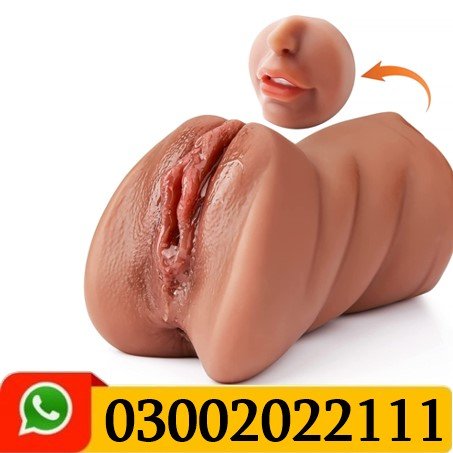 3 in 1 Pocket Pussy Male Masturbators with Lifelike Face