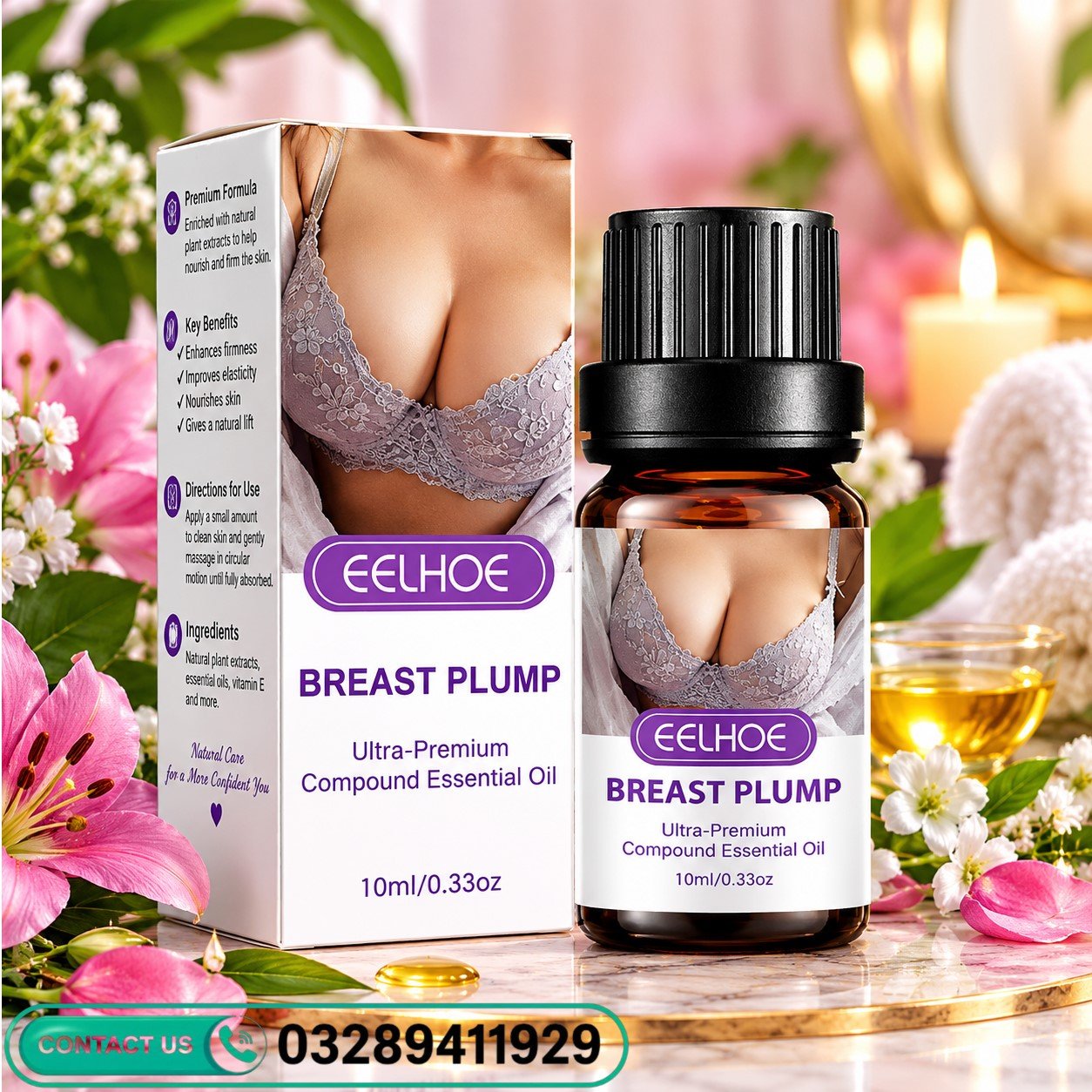 Eelhoe Breast Plump Essential Oil Price In Pakistan