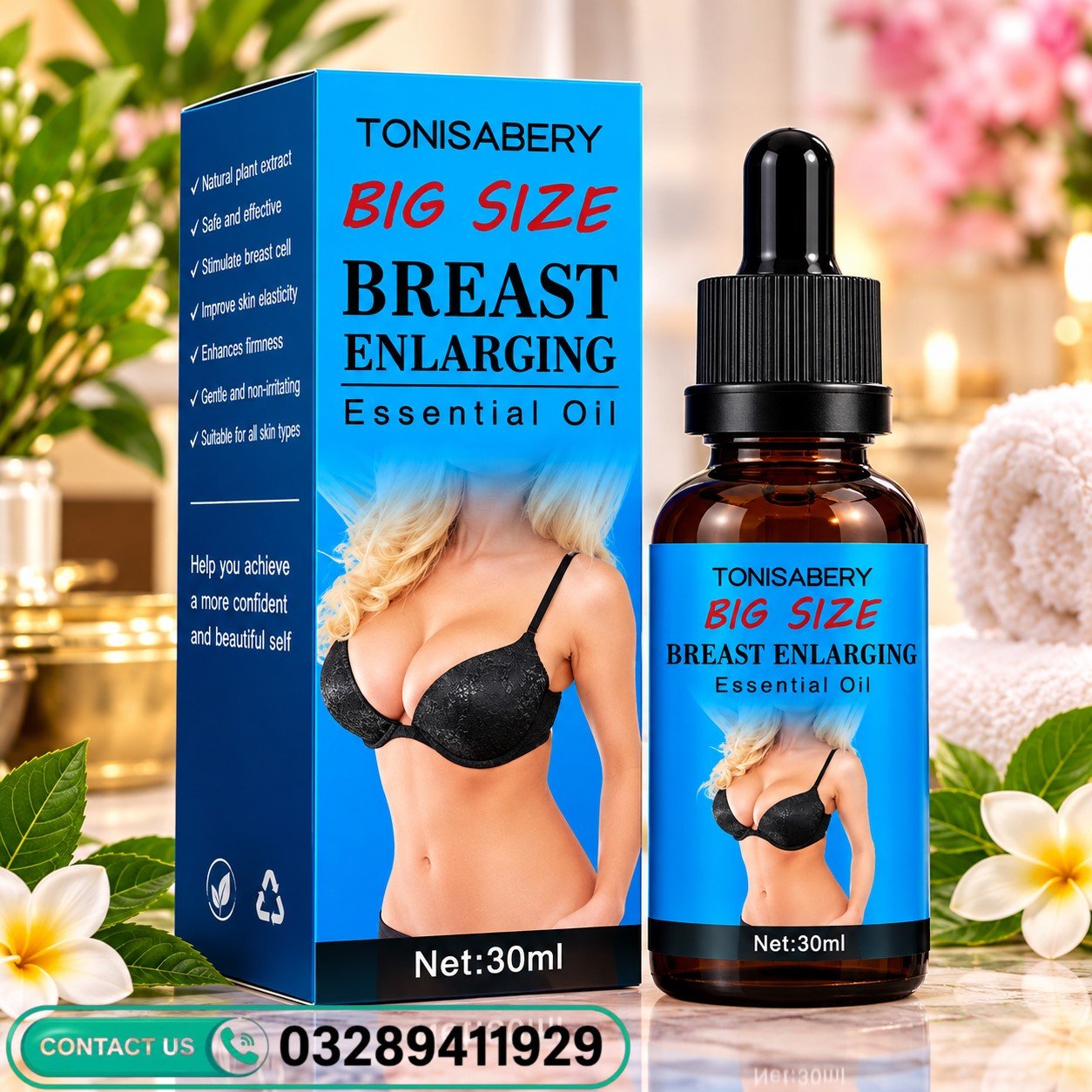 Big Size Breast Enlargement Essential Oil in Pakistan