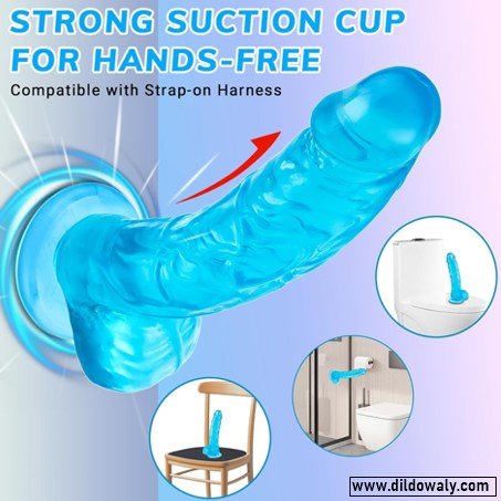 7 Inch Soft Realistic Silicone Dildo in Pakistan