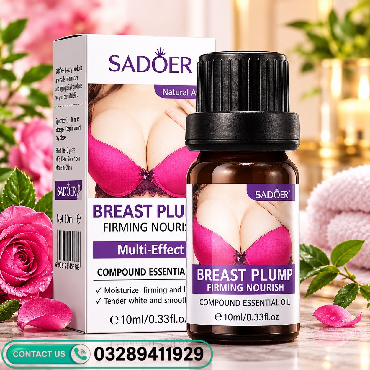 Sadoer Breast Plump Essential Oil 10Ml Price In Pakistan