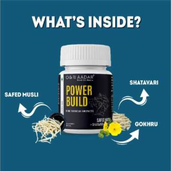 AADAR Power Build For Muscle Growth Capsules Price In Pakistan
