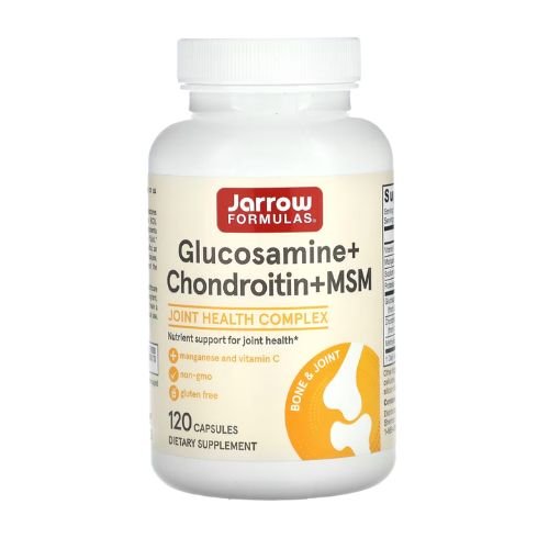 Buy Jarrow Formulas Glucosamine + Chondroitin + MSM 120 Capsules in Pakistan