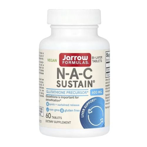 Buy Jarrow NAC Sustain 600mg 60 Tablets in Pakistan 