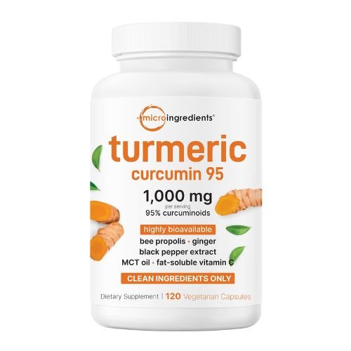 Buy Micro Ingredients Turmeric Curcumin 1000mg Veg Capsules in Pakistan