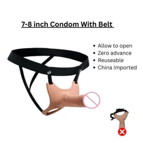 Buy Silicon sleeve Dildo with Belt in Pakistan