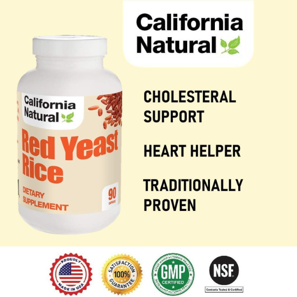 California Natural Red Yeast Rice Extract 600mg Capsules Price In Pakistan