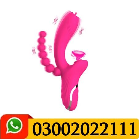 Clit Sucking Vibrator With Anal Beads and G-Spot Stimulation In Pakistan