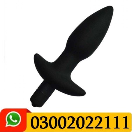 Corked 2 Waterproof Vibrating Small Butt Plug Black
