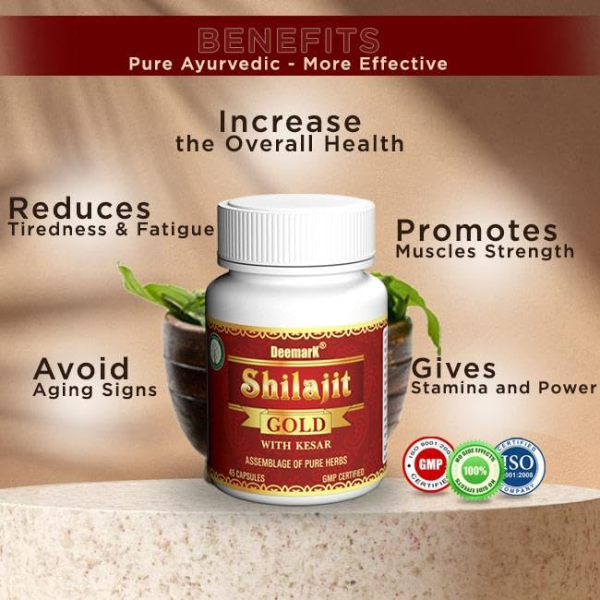 Deemark Pure & Original Gold Shilajit Capsule Price In Pakistan