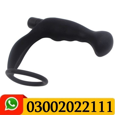 Explorer II Prostate Stimulator & Cock Ring Black