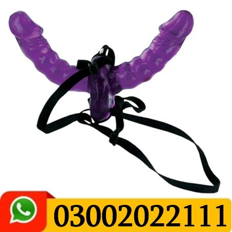 Fantasy Double Delight Strap-on Dildo