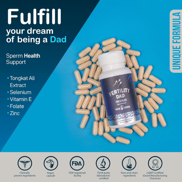 Fertility Dad Zinc & Folate Male Fertility Capsule Price In Pakistan