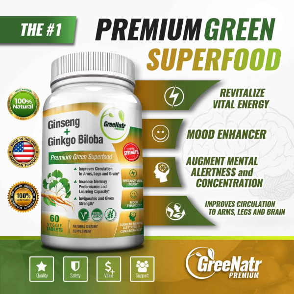 GreeNatr Ginseng Plus Ginkgo Biloba Capsules Price In Pakistan