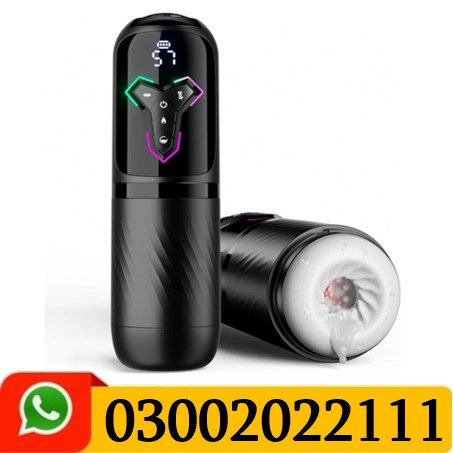 Heating Male Masturbator Penis Pump | 5-in-1 Men’s Sex Toy In Pakistan