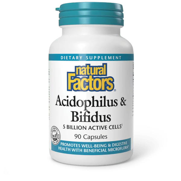 Natural Factors Acidophilus & Bifidus 5 Billion Active Cells Price In Pakistan