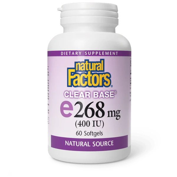 Natural Factors ClearBase Vitamin E 268 mg 400 IU Price In Pakistan
