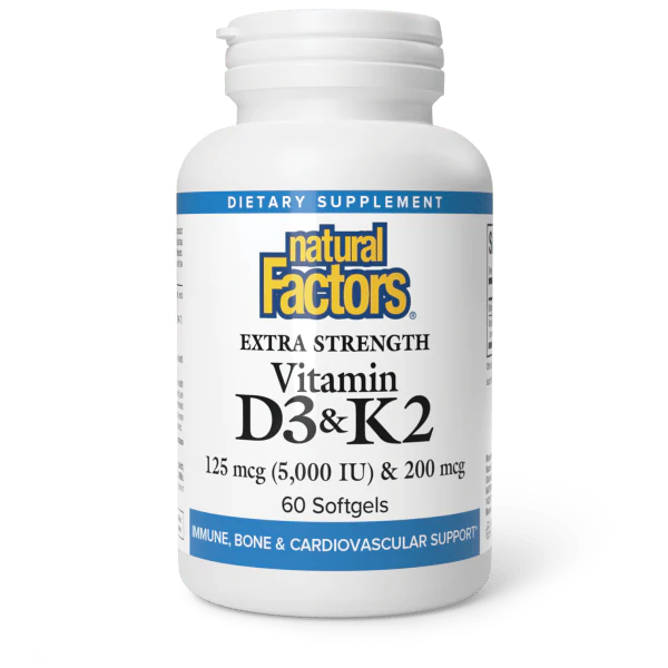 Natural Factors Extra Strength Vitamin D3 & K2 Price In Pakistan