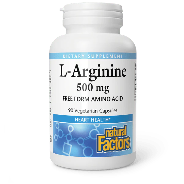 Natural Factors L-Arginine Amino Acid 500 mg Vegetarian Capsules Price In Pakistan