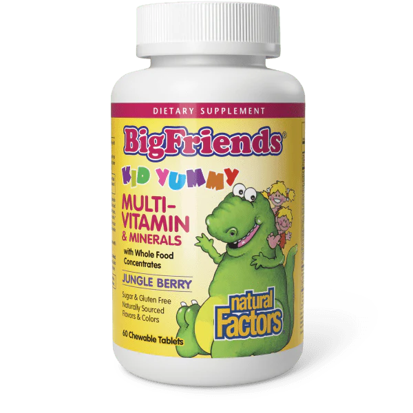 Natural Factors Multi-Vitamin & Minerals Chewable Big Friends Price In Pakistan