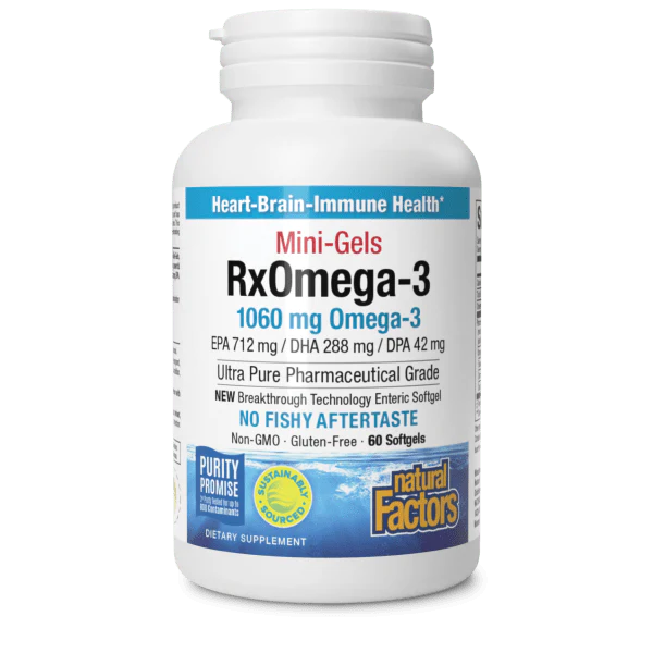 Natural Factors RxOmega-3 Mini-Gels 1060 mg Price In Pakistan