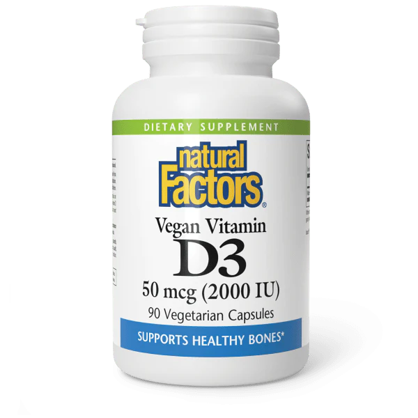 Natural Factors Vegan Vitamin D3 50 mcg 2000 IU Price In Pakistan