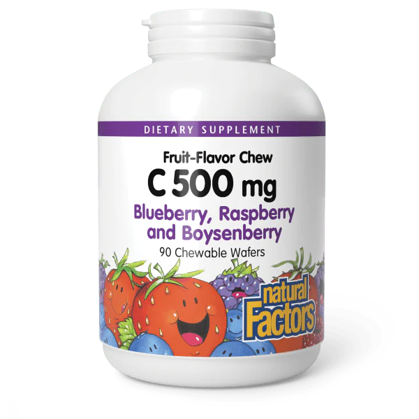 Natural Factors Vitamin C 500 mg 100% Fruit Chew Berry Price In Pakistan