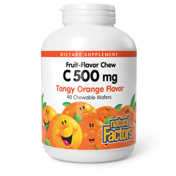 Natural Factors Vitamin C 500 mg 100% Fruit Chew Orange Price In Pakistan