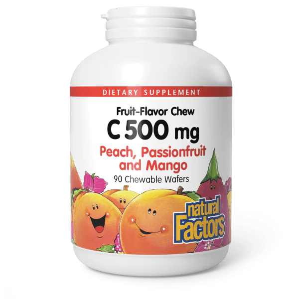 Natural Factors Vitamin C 500 mg 100% Fruit Chew Peach Price In Pakistan