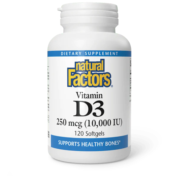 Natural Factors Vitamin D3 250 mcg 100000 IU Price In Pakistan