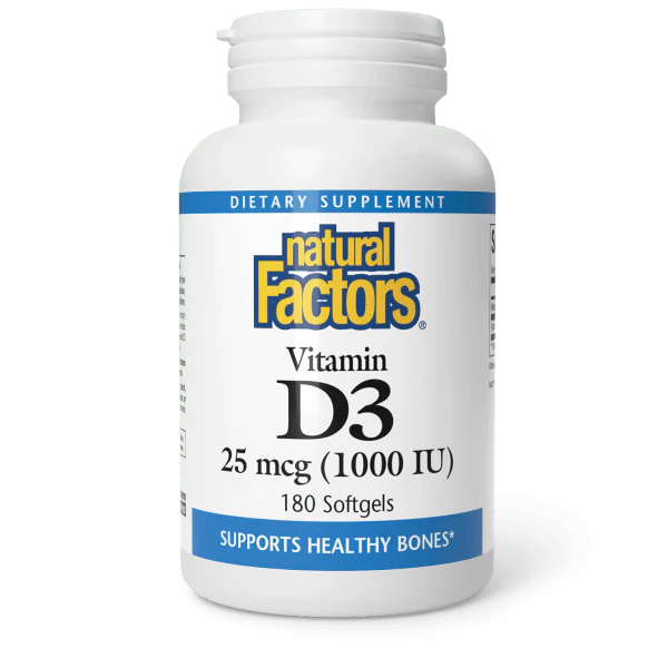 Natural Factors Vitamin D3 25 mcg 1000 IU Price In Pakistan