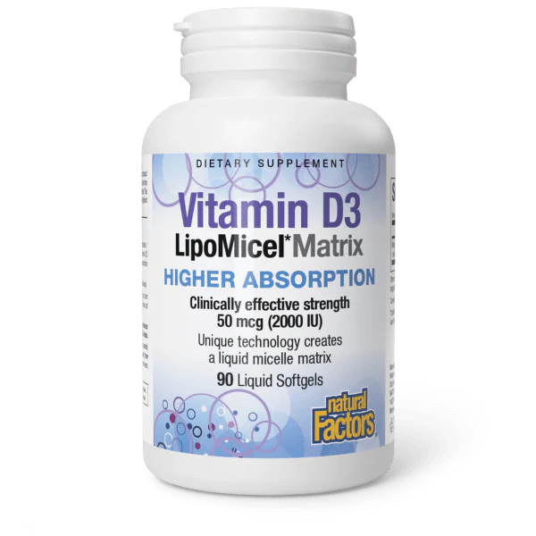 Natural Factors Vitamin D3 LipoMicel Matrix Price In Pakistan