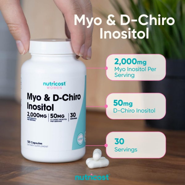 Nutricost Myo Inositol & D-Chiro Inositol for Women Capsules Price In Pakistan