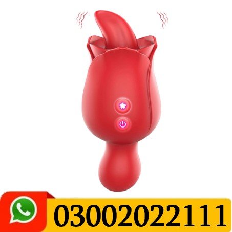 Rose Licking Tongue Toy Clitoral Vibrator
