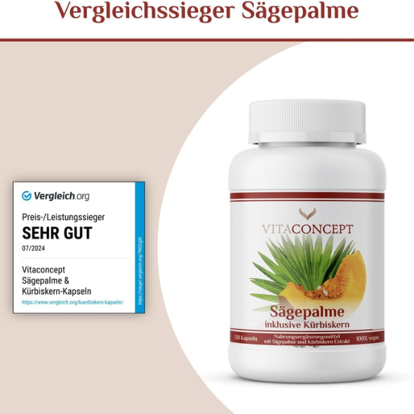 Vitaconcept Saw Palmetto Sägepalm ?Capsule Price In Pakistan