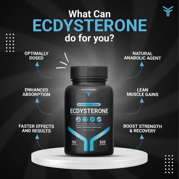  Fit & Focused 500mg Ecdysterone Supplement 90 Capsules Price In Pakistan