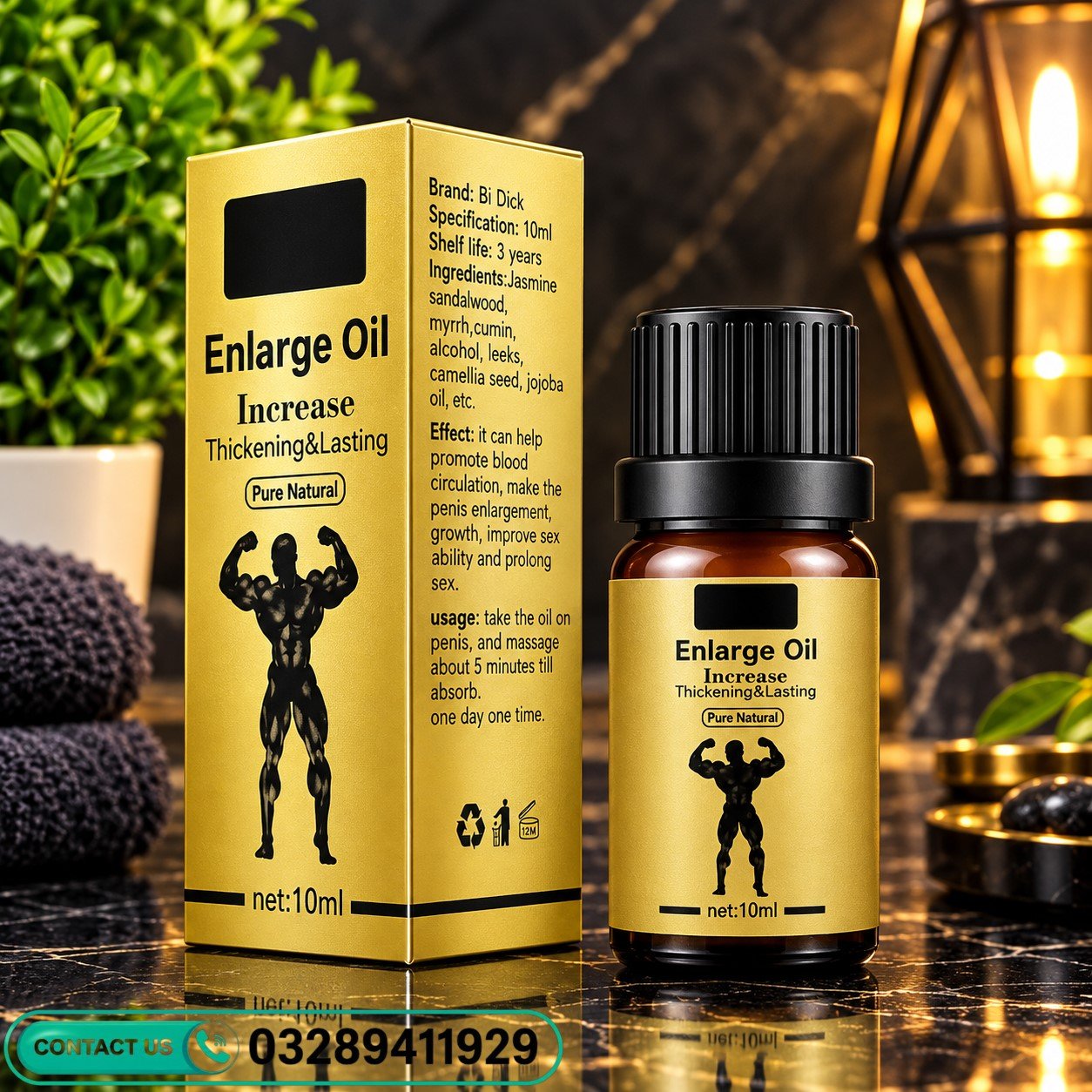 Cailikou Pure Natural Enlarge Essential Oil In Pakistan