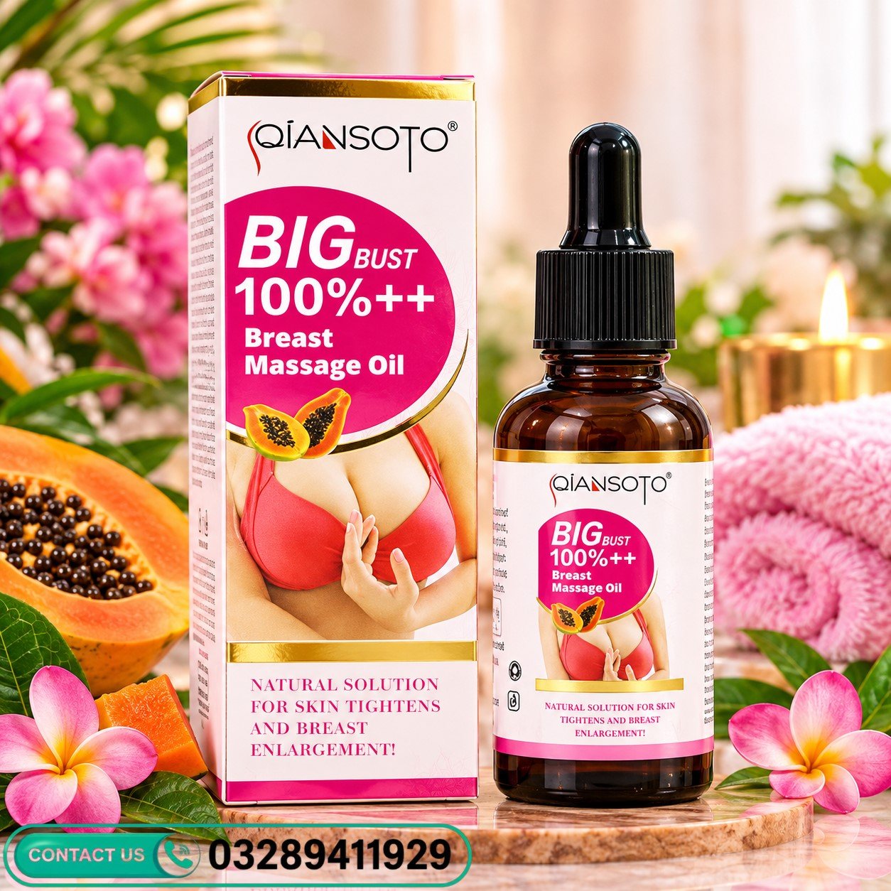 Qiansoto Big Bust Breast Oil Price In Pakistan