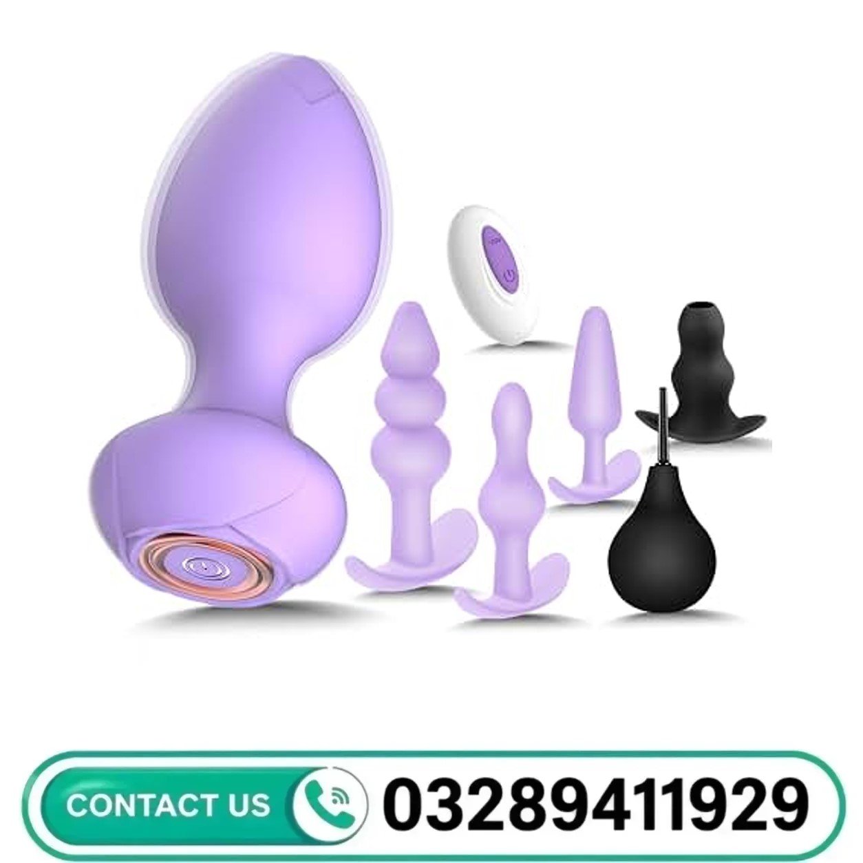 Beginner 6PCS Vibrating Butt Plug Set In Pakistan